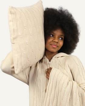 Federa Cuscino Home in Pura Lana Merino Ultrafine