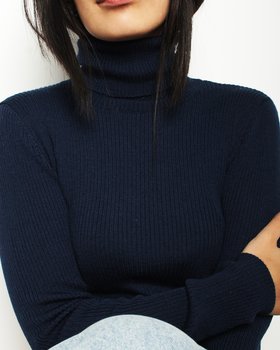 Maglia Dolcevita in Lana e Seta