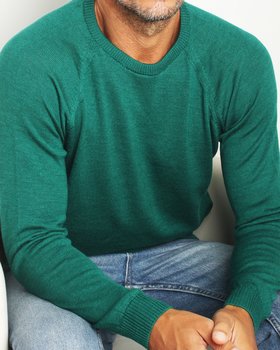 Maglia Girocollo in Lana e Seta