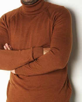 Maglia Dolcevita in Lana e Seta