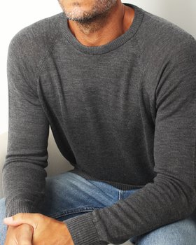 Maglia Girocollo in Lana e Seta