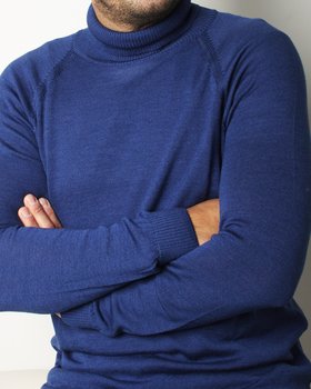 Maglia Dolcevita in Lana e Seta