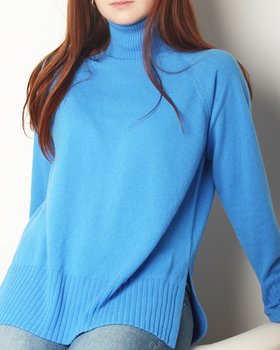 Maglia Dolcevita In Puro Cashmere