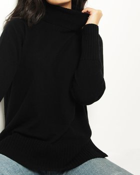 Maglia Dolcevita In Puro Cashmere