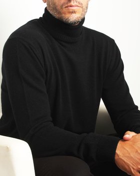 Maglia Dolcevita In Puro Cashmere