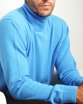 Maglia Dolcevita In Puro Cashmere