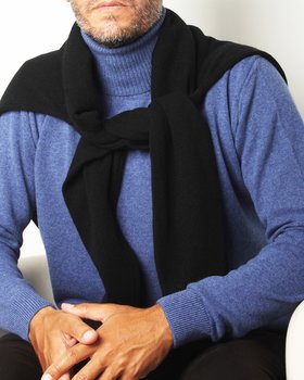 Maglia Dolcevita In Puro Cashmere