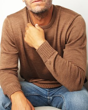 Maglia Girocollo in Pura Lana