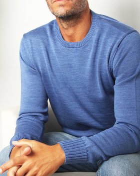 Maglia Girocollo in Pura Lana