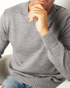 Maglia Girocollo in Pura Lana