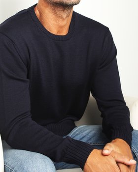 Maglia Girocollo in Pura Lana