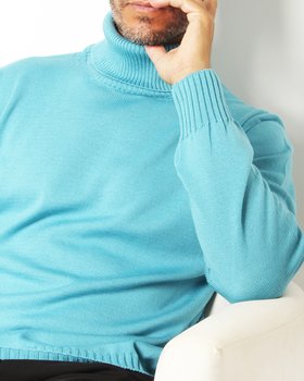 Maglia Dolcevita in Pura Lana