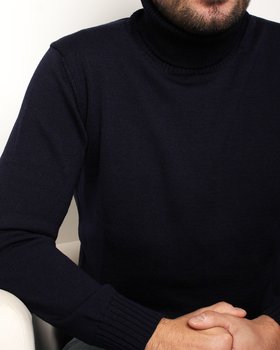 Maglia Dolcevita in Pura Lana