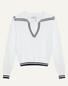 Maglia Colletto Donna in Puro Cotone Pima