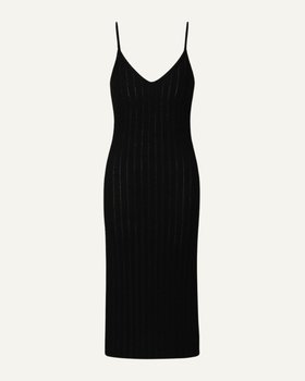 Abito Traforato Donna in Puro Cotone e Puro Lino