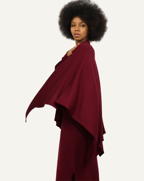 Mantella donna in pura lana merino - elettra