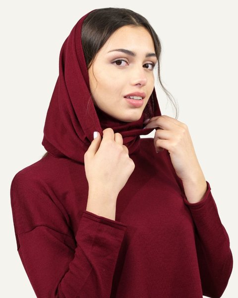 Scaldacollo donna in pura lana merino - iside