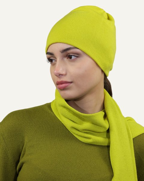 Berretto donna pura lana merino ultrafine