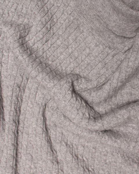 Dolcevita uomo in cashmere trecce