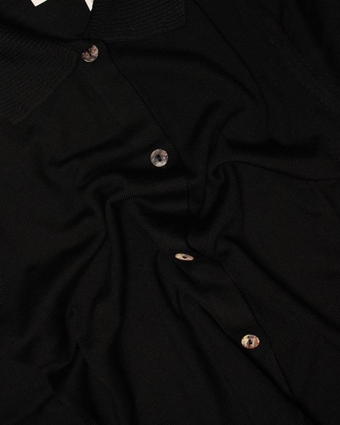 Cardigan colletto donna in pura lana merino