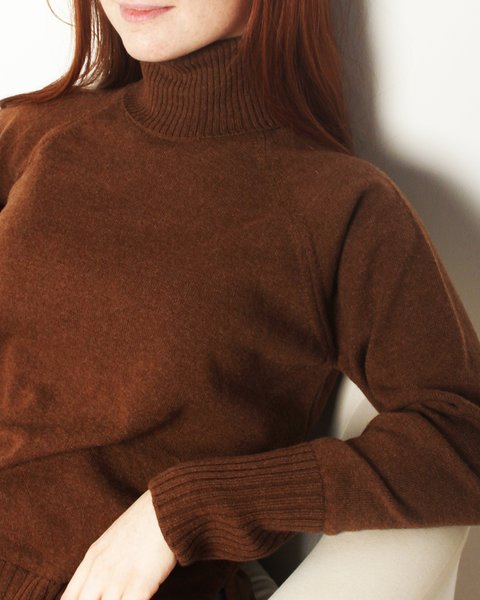 Maglia dolcevita in puro cashmere