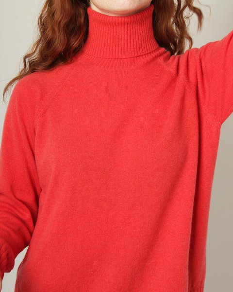 Maglia dolcevita in puro cashmere