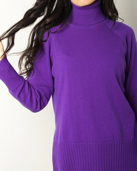 Maglia dolcevita in puro cashmere