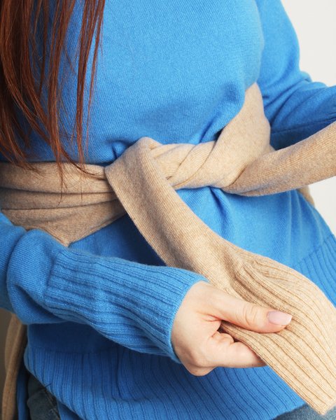 Maglia dolcevita in puro cashmere