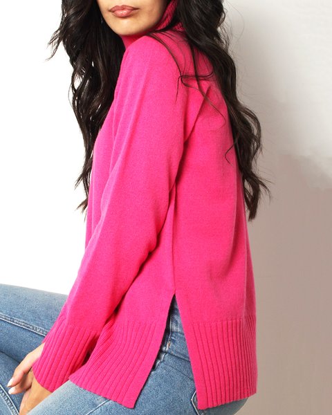 Maglia dolcevita in puro cashmere