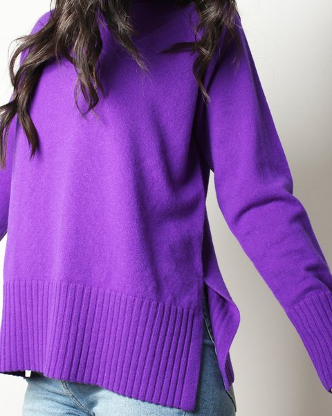 Maglia dolcevita in puro cashmere
