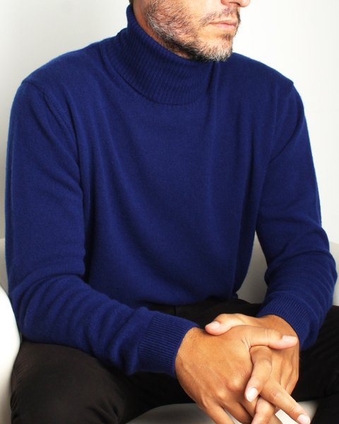 Maglia dolcevita in puro cashmere