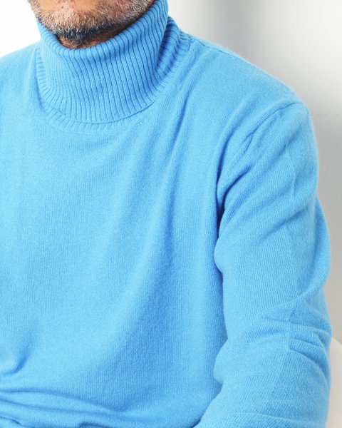 Maglia dolcevita in puro cashmere