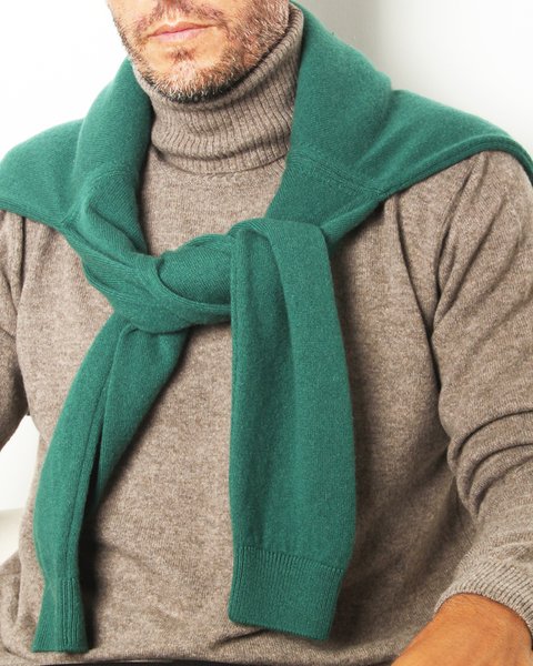 Maglia dolcevita in puro cashmere