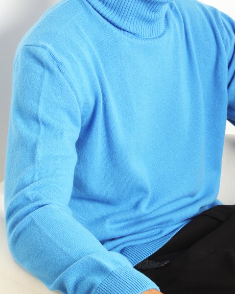 Maglia dolcevita in puro cashmere