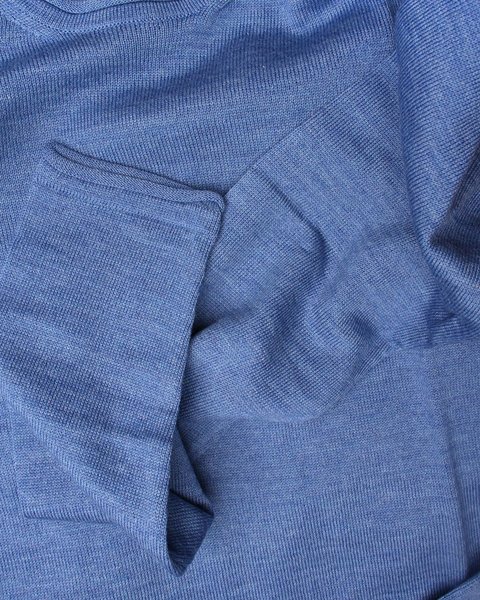 Girocollo basico pura lana donna