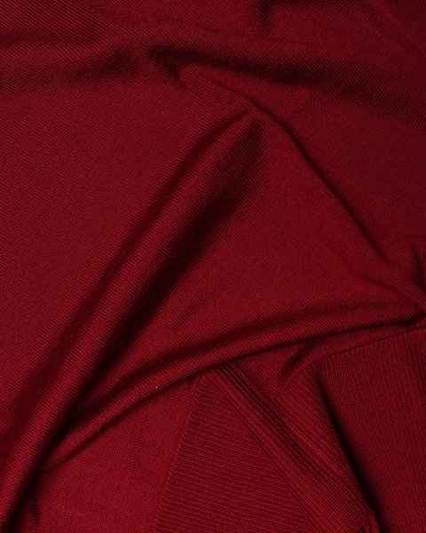 Maglia girocollo over donna in pura lana merino