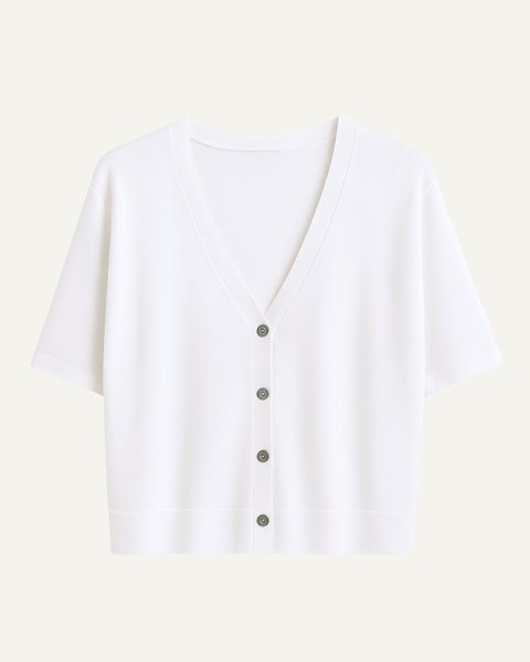 Cardigan over donna in viscosa ecosostenibile