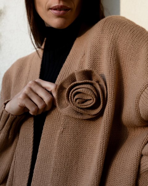 Cappotto lungo donna in pura lana merinos ultrafine